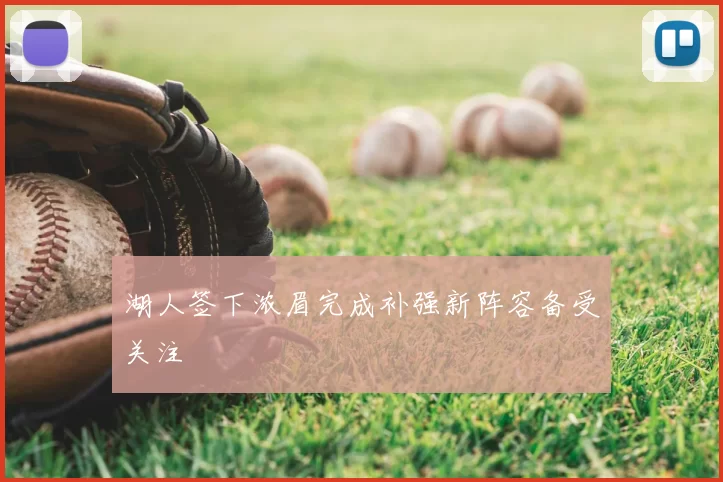 湖人签下浓眉完成补强新阵容备受关注